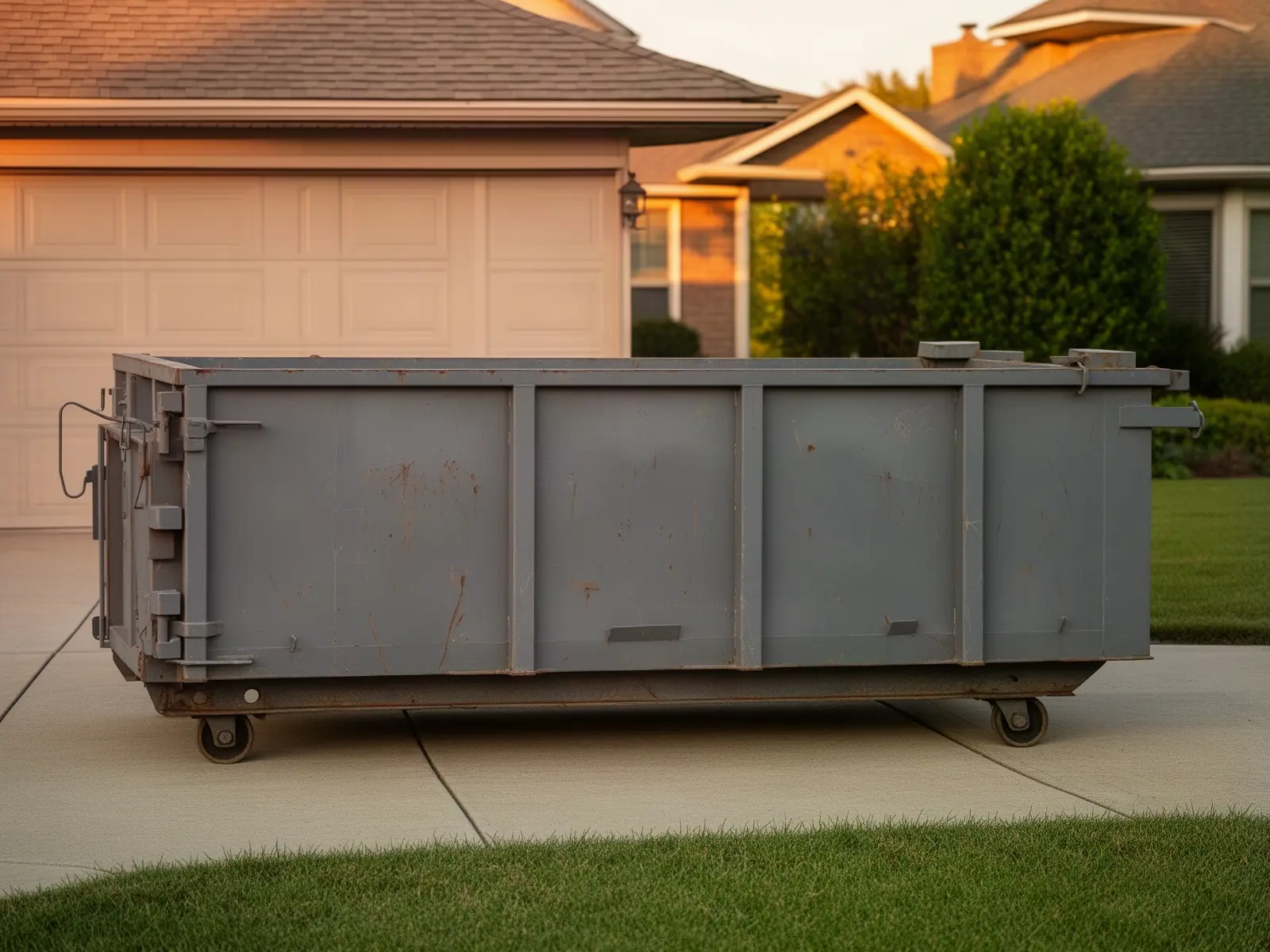 Roll-off dumpster from Lucky Seven Dumpster Services in Montgomery, AL